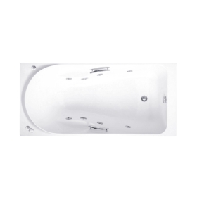 BHW328PP(H) WH Bồn tắm massage xây bệ có tay vịn ROSANNA