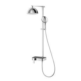 CT2242W Bộ sen cây bát sen tròn, loa bluetooth Switch Panal