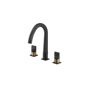 CT2282C44-BLGR Vòi chậu lavabo 3 lỗ Crescent