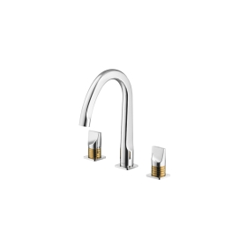 CT2282C46#CG Vòi chậu lavabo 3 lỗ Crescent
