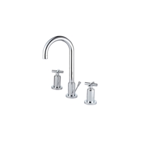 CT238YC16 Vòi chậu lavabo 3 lỗ Cross