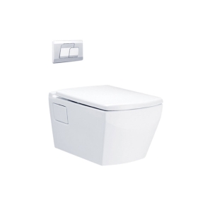 SC19777(F) Bồn cầu treo tường nắp đóng êm Quado