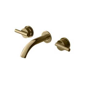 CPF203A#GR2 Vòi lavabo nóng lạnh 3 lỗ gắn tường dòng Quil