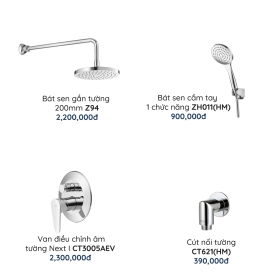 CT3005AEV/Z94 Bộ Sen Âm 2 Đường Nước